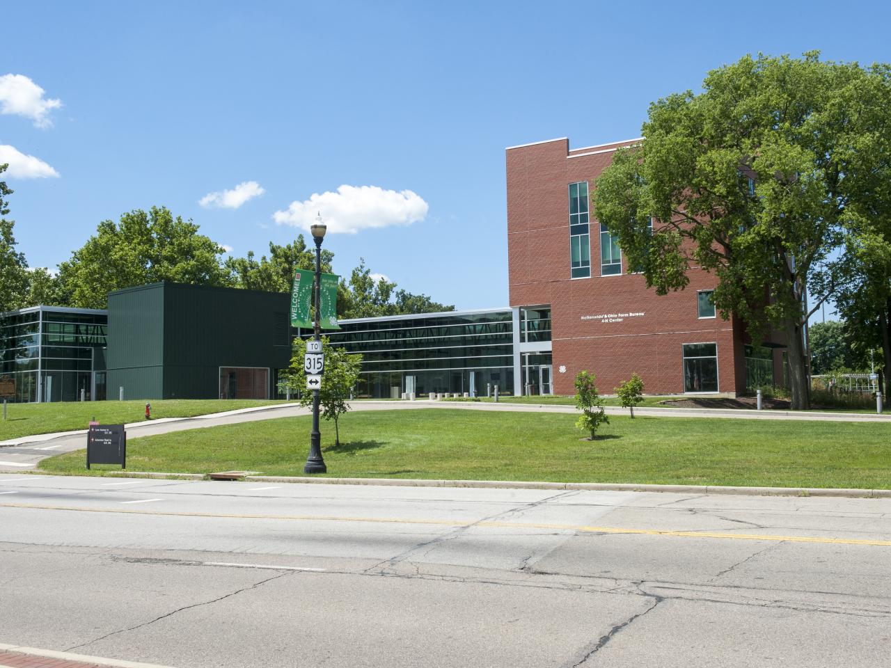Another exterior view of the 4-H Center