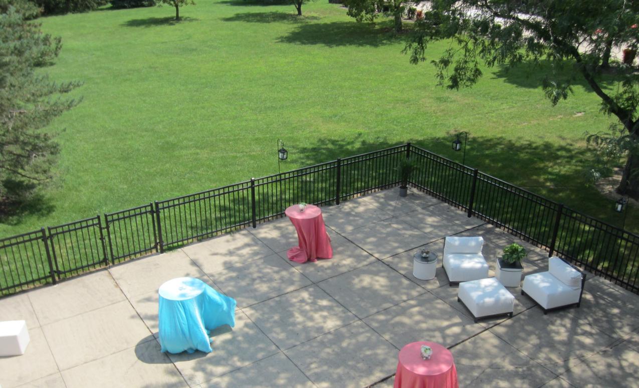 Fawcett Center patio