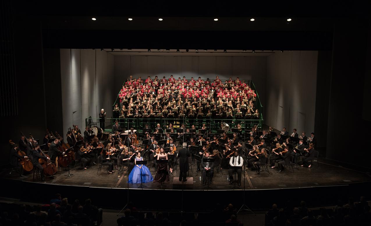 Musical performance at Mershon auditorium