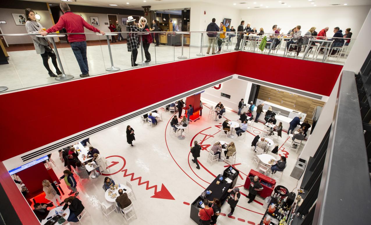 Cafe and table areas at the Schottenstein Center, Value City Arena