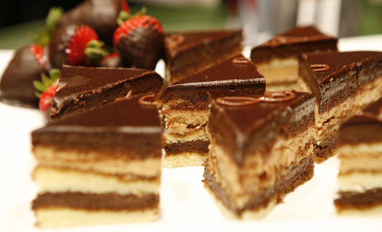 Image of desserts provided by University catering