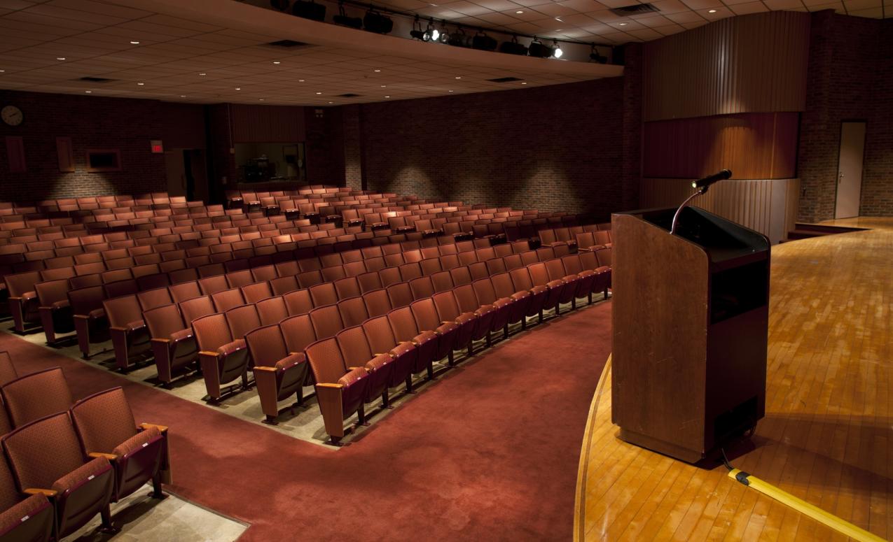 Image of the Fawcett Center Auditorium