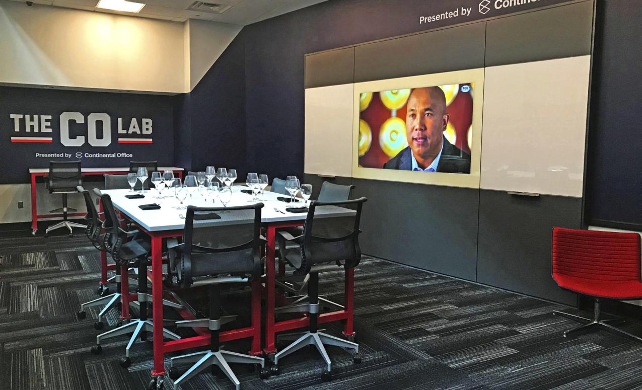 Image of CO Lab set for small meeting