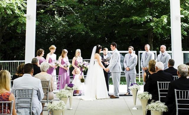 Longaberger Alumni House Wedding