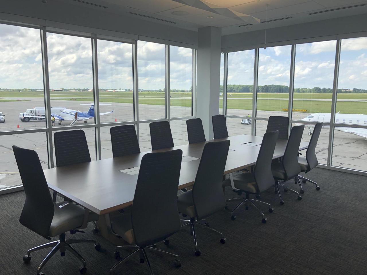 Conference room at The Ohio State University Airport