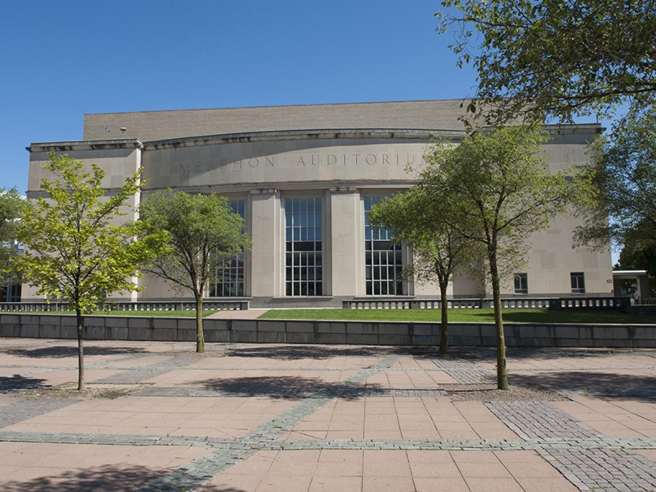 Exterior view of Wexner Center/Mershon Auditorium