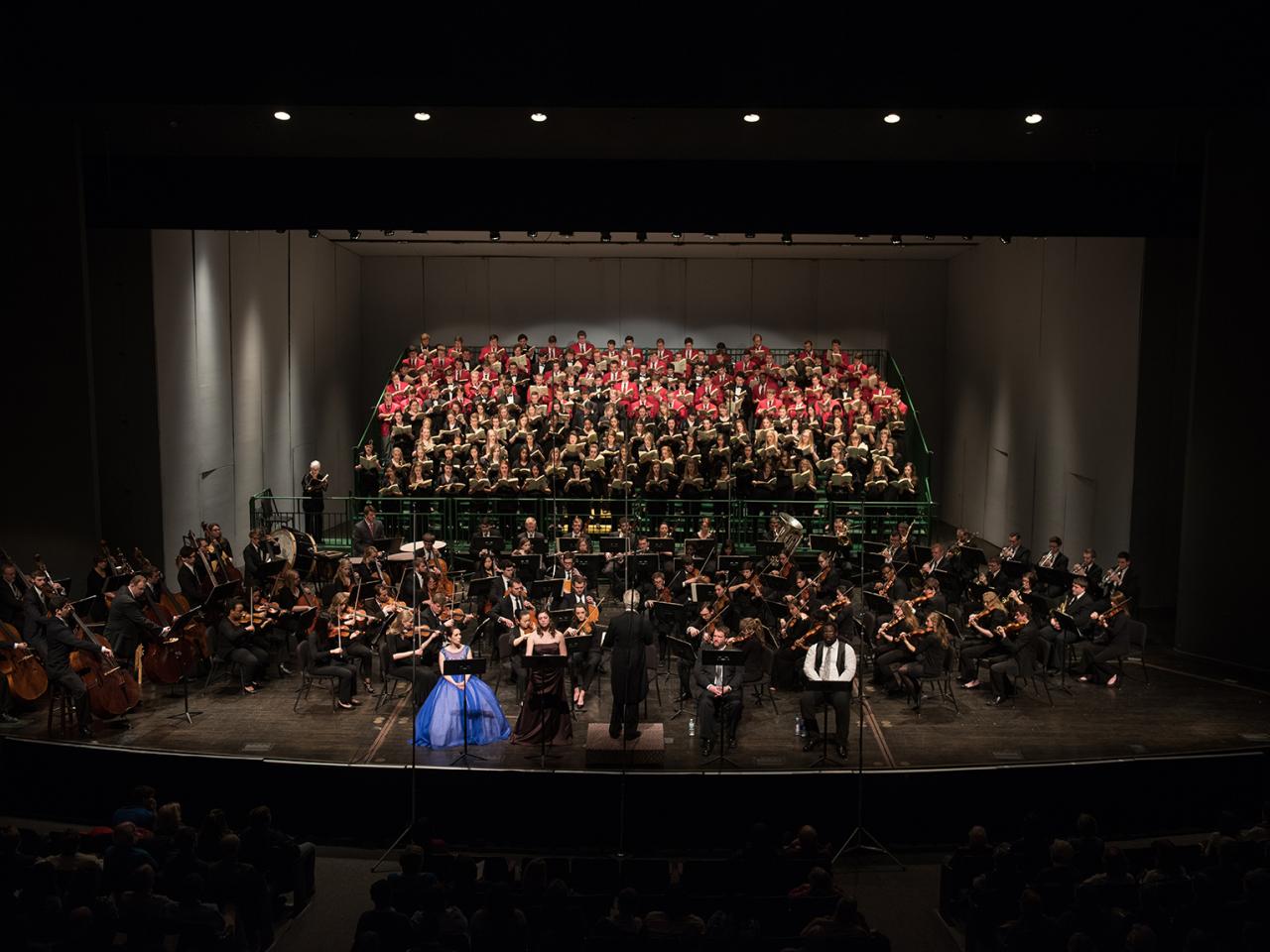 Musical performance at Mershon auditorium