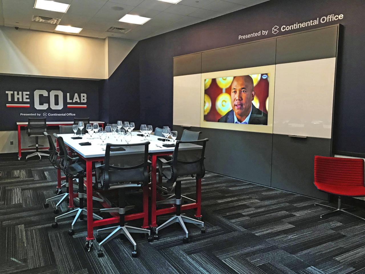 Image of CO Lab set for small meeting