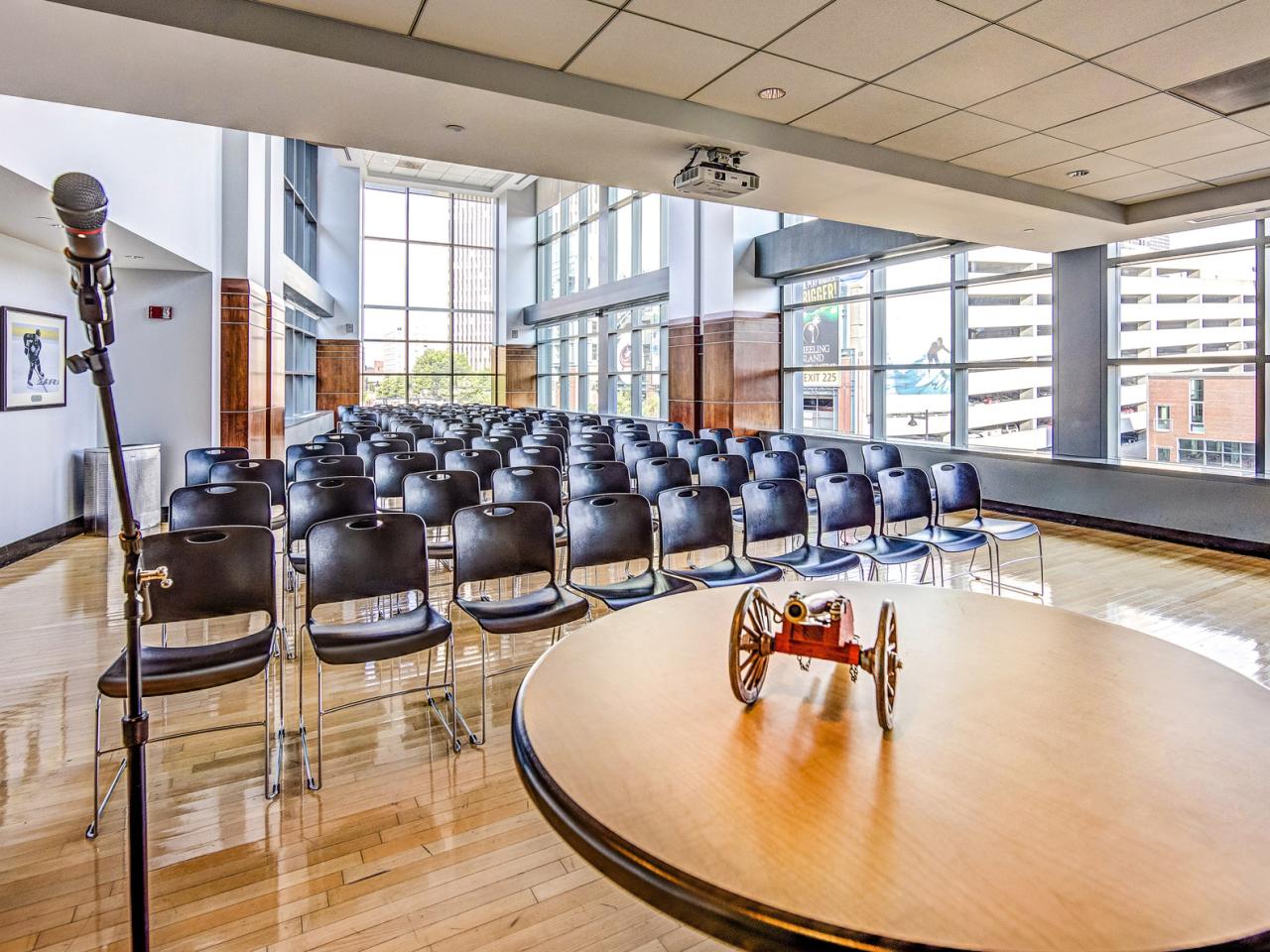 The Founders Club set theater style