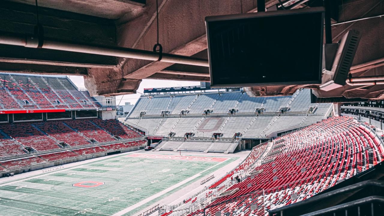 View of the Ohio Stadium from the Loge Club